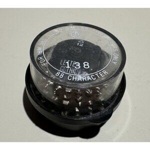 IBM Selectric Typewriter Font Ball Element 138 88-Character